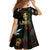 King Of Reggae Family Matching Short Sleeve Bodycon Dress and Hawaiian Shirt Legend Bob Peace and Love