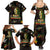 King Of Reggae Family Matching Summer Maxi Dress and Hawaiian Shirt Legend Bob Peace and Love
