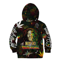 King Of Reggae Kid Hoodie Legend Bob Peace and Love
