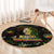 King Of Reggae Round Carpet Legend Bob Peace and Love