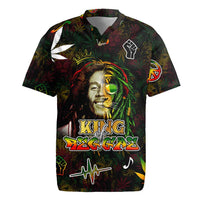 King Of Reggae Rugby Jersey Legend Bob Peace and Love