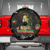 King Of Reggae Spare Tire Cover Legend Bob Peace and Love