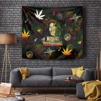 King Of Reggae Tapestry Legend Bob Peace and Love