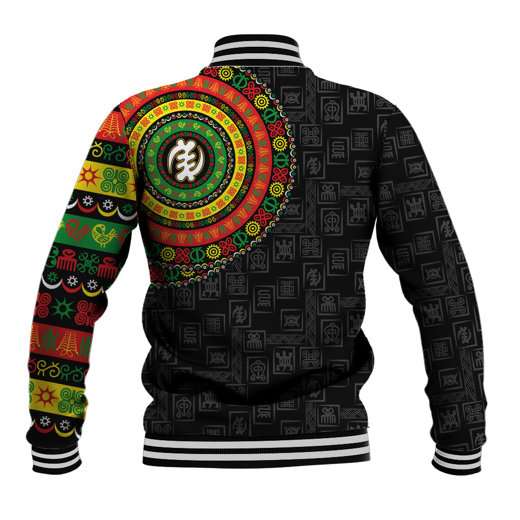 Adinkra Symbols Baseball Jacket African Culture - Wonder Print Shop