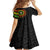 Adinkra Symbols Family Matching Summer Maxi Dress and Hawaiian Shirt African Culture - Wonder Print Shop