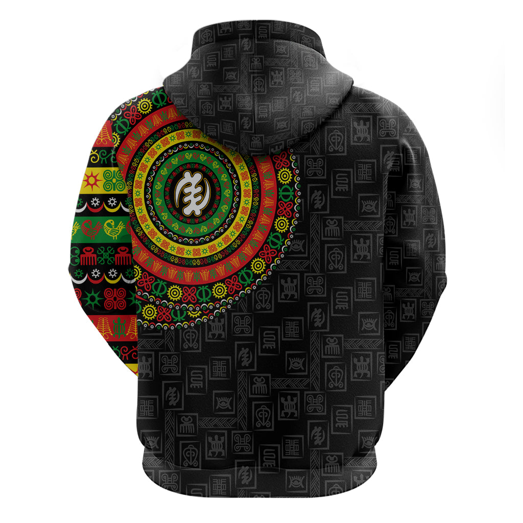 Adinkra Symbols Hoodie African Culture - Wonder Print Shop