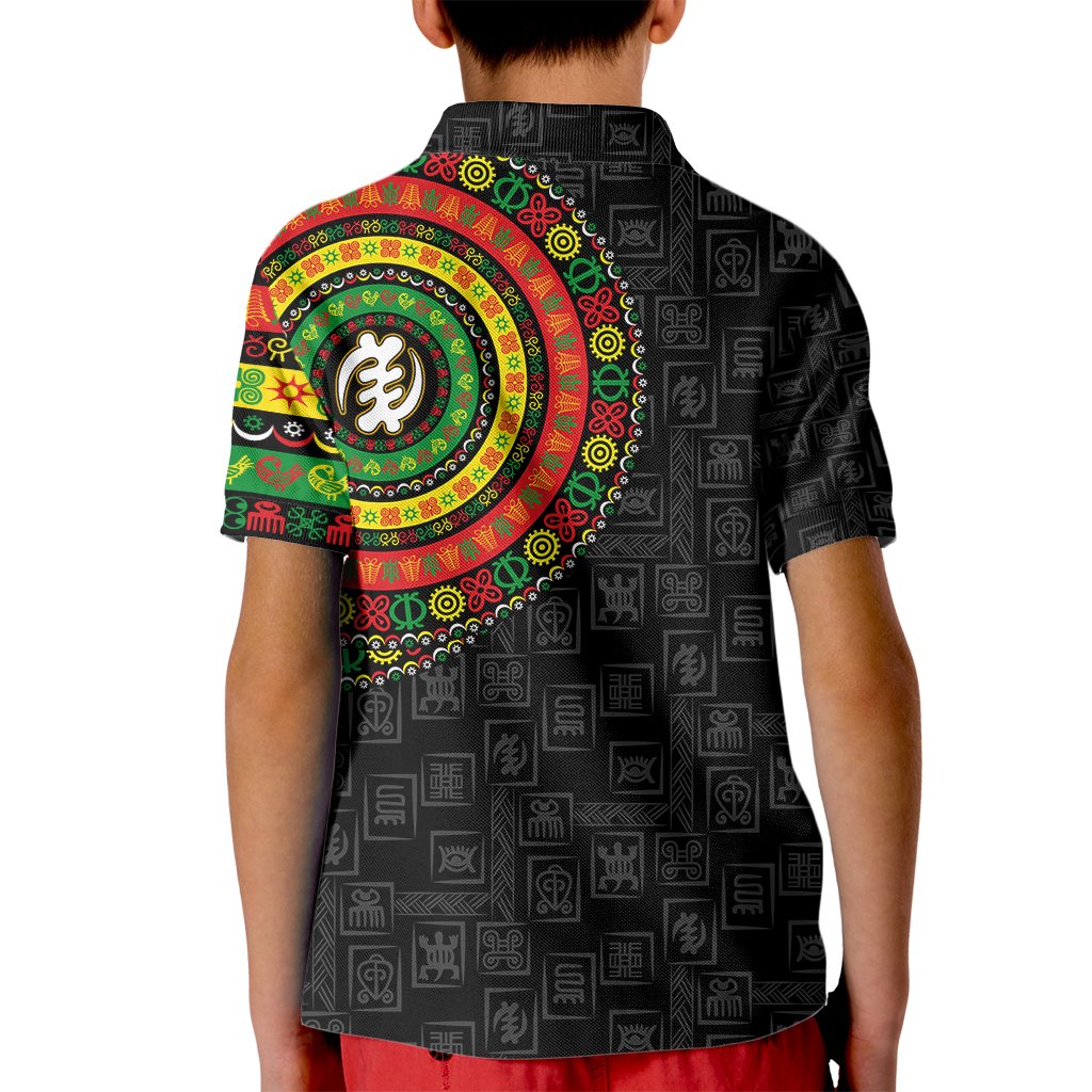 Adinkra Symbols Kid Polo Shirt African Culture - Wonder Print Shop