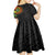 Adinkra Symbols Kid Short Sleeve Dress African Culture - Wonder Print Shop