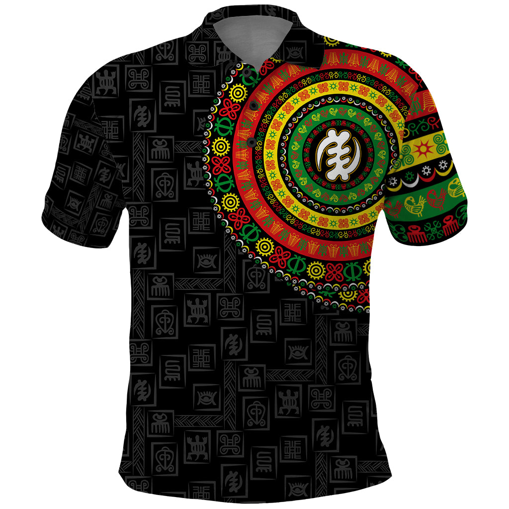 Adinkra Symbols Polo Shirt African Culture - Wonder Print Shop