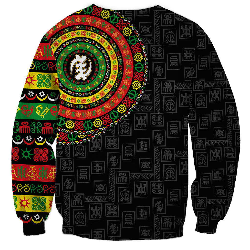 Adinkra Symbols Sweatshirt African Culture - Wonder Print Shop