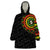 Adinkra Symbols Wearable Blanket Hoodie African Culture - Wonder Print Shop