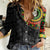 Adinkra Symbols Women Casual Shirt African Culture - Wonder Print Shop