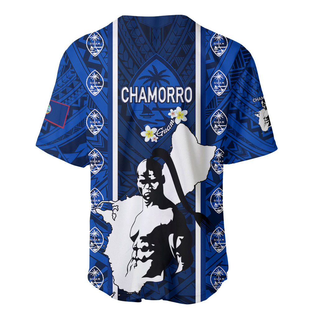 Guam Chamorro Warrior Baseball Jersey Traditional Tribal Patterns - Wonder Print Shop