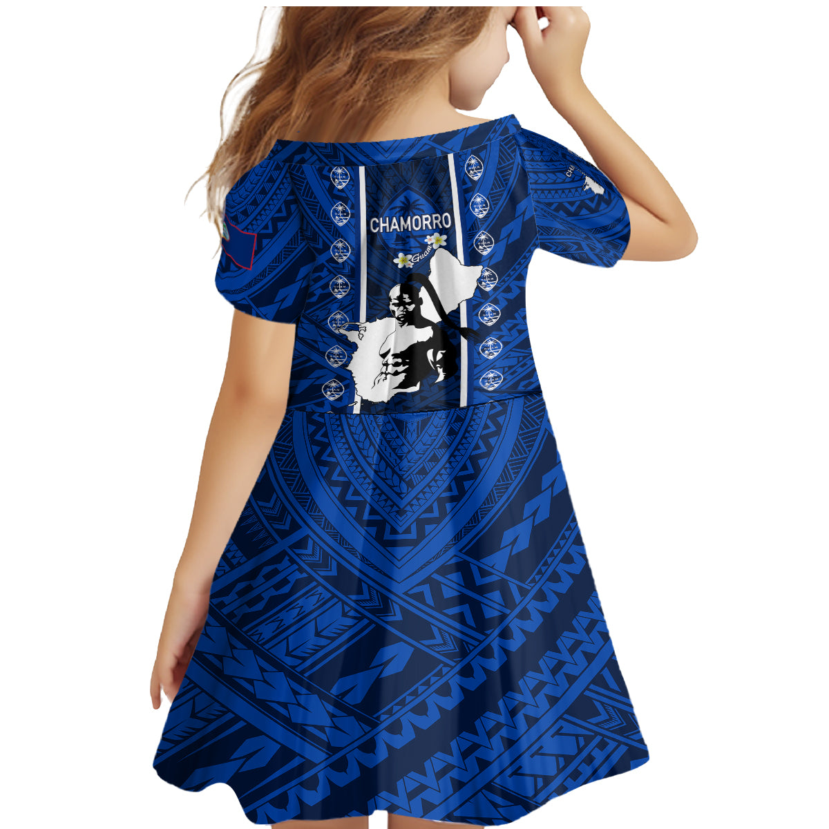 Guam Chamorro Warrior Family Matching Mermaid Dress and Hawaiian Shirt Traditional Tribal Patterns - Wonder Print Shop