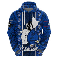Guam Chamorro Warrior Hoodie Traditional Tribal Patterns - Wonder Print Shop