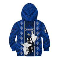 Guam Chamorro Warrior Kid Hoodie Traditional Tribal Patterns - Wonder Print Shop