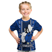 Guam Chamorro Warrior Kid T Shirt Traditional Tribal Patterns - Wonder Print Shop
