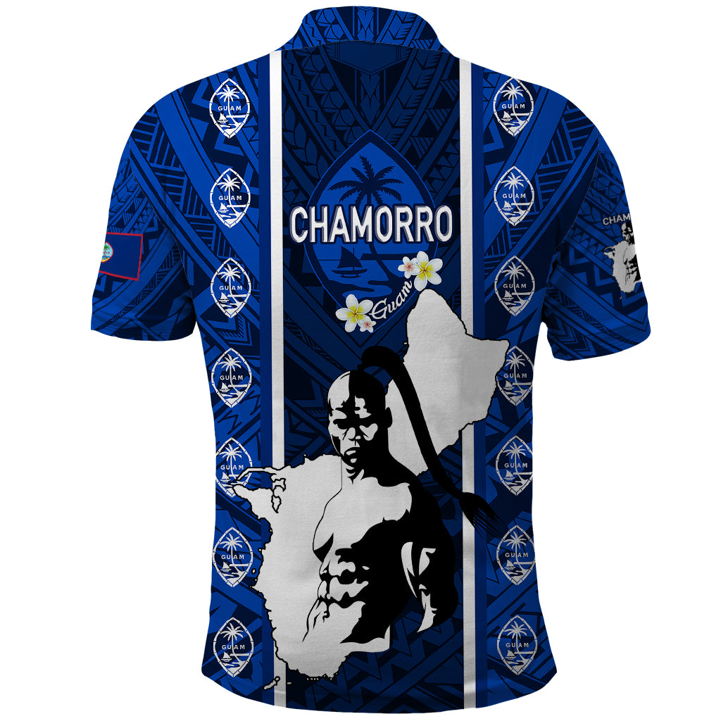 Guam Chamorro Warrior Polo Shirt Traditional Tribal Patterns - Wonder Print Shop