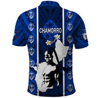 Guam Chamorro Warrior Polo Shirt Traditional Tribal Patterns - Wonder Print Shop