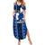 Guam Chamorro Warrior Summer Maxi Dress Traditional Tribal Patterns - Wonder Print Shop