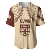 Fiji Bula Baseball Jersey Tapa Pattern Design - Wonder Print Shop