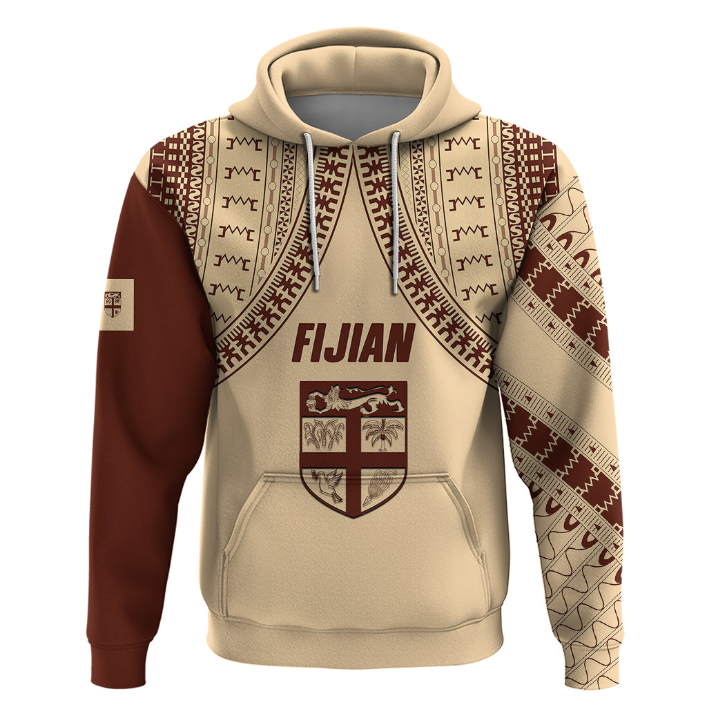 Fiji Bula Hoodie Tapa Pattern Design - Wonder Print Shop