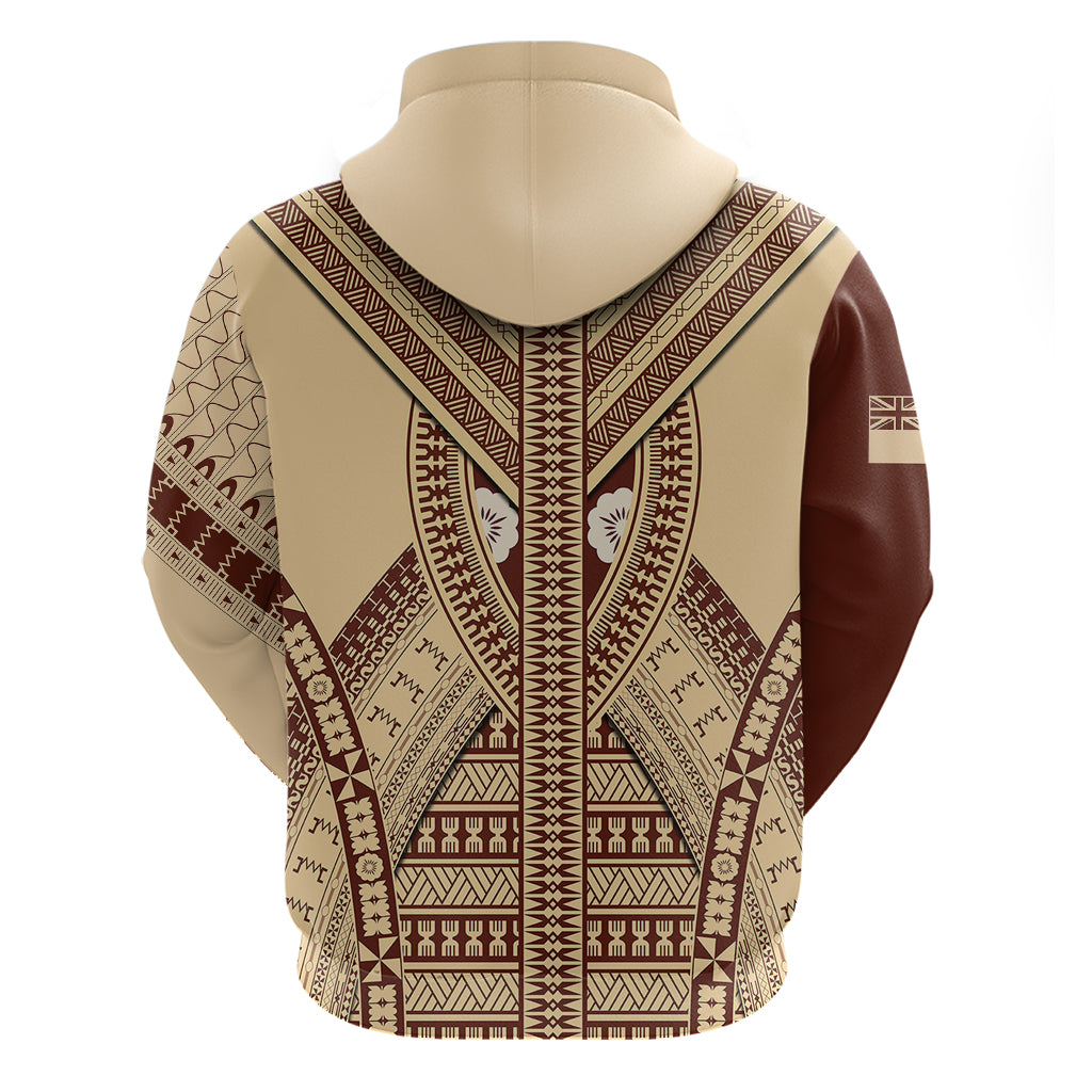Fiji Bula Hoodie Tapa Pattern Design - Wonder Print Shop