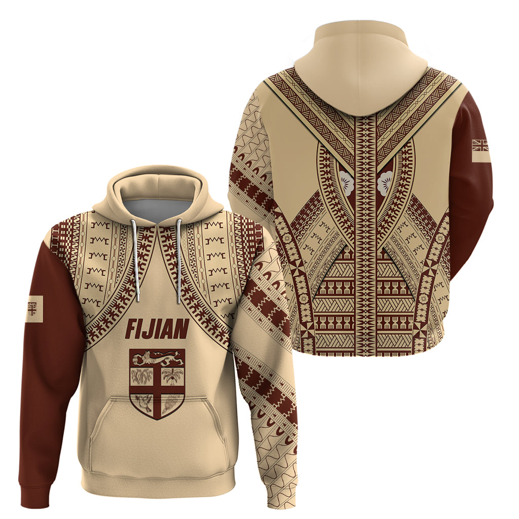Fiji Bula Hoodie Tapa Pattern Design - Wonder Print Shop