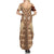 Fiji Bula Summer Maxi Dress Tapa Pattern Design - Wonder Print Shop