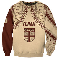 Fiji Bula Sweatshirt Tapa Pattern Design - Wonder Print Shop