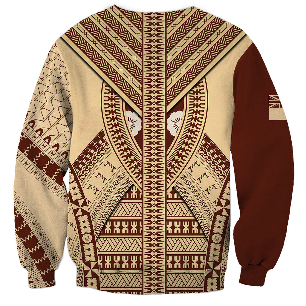Fiji Bula Sweatshirt Tapa Pattern Design - Wonder Print Shop
