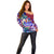 Manu Samoa Rugby 2023 Off Shoulder Sweater Humpback Whale Hexagon Tribal Tropical Style - Wonder Print Shop