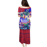 Manu Samoa Rugby 2023 Puletasi Humpback Whale Hexagon Tribal Tropical Style - Wonder Print Shop