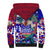 Manu Samoa Rugby 2023 Sherpa Hoodie Humpback Whale Hexagon Tribal Tropical Style - Wonder Print Shop