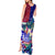 Manu Samoa Rugby 2023 Tank Maxi Dress Humpback Whale Hexagon Tribal Tropical Style - Wonder Print Shop