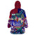 Manu Samoa Rugby 2023 Wearable Blanket Hoodie Humpback Whale Hexagon Tribal Tropical Style - Wonder Print Shop