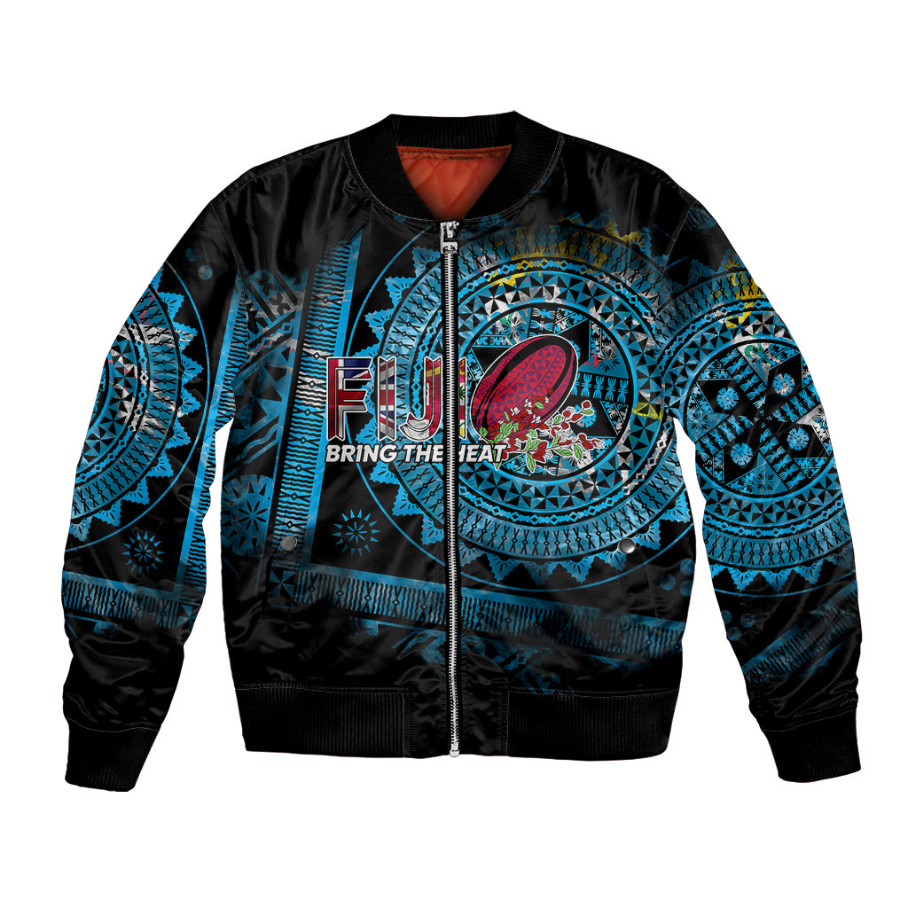 Fiji Rugby Bomber Jacket Bring The Heat - Wonder Print Shop