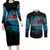 Fiji Rugby Couples Matching Long Sleeve Bodycon Dress and Long Sleeve Button Shirts Bring The Heat - Wonder Print Shop