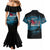 Fiji Rugby Couples Matching Mermaid Dress and Hawaiian Shirt Bring The Heat - Wonder Print Shop