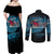 Fiji Rugby Couples Matching Off Shoulder Maxi Dress and Long Sleeve Button Shirts Bring The Heat - Wonder Print Shop