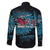 Fiji Rugby Family Matching Long Sleeve Bodycon Dress and Hawaiian Shirt Bring The Heat - Wonder Print Shop