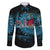 Fiji Rugby Family Matching Off Shoulder Long Sleeve Dress and Hawaiian Shirt Bring The Heat - Wonder Print Shop