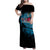 Fiji Rugby Family Matching Off Shoulder Maxi Dress and Hawaiian Shirt Bring The Heat - Wonder Print Shop