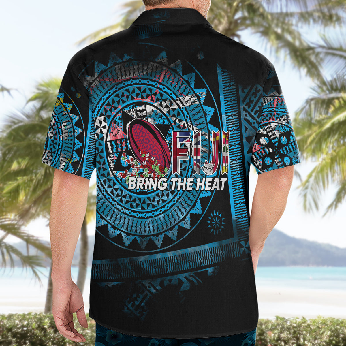 Fiji Rugby Hawaiian Shirt Bring The Heat - Wonder Print Shop