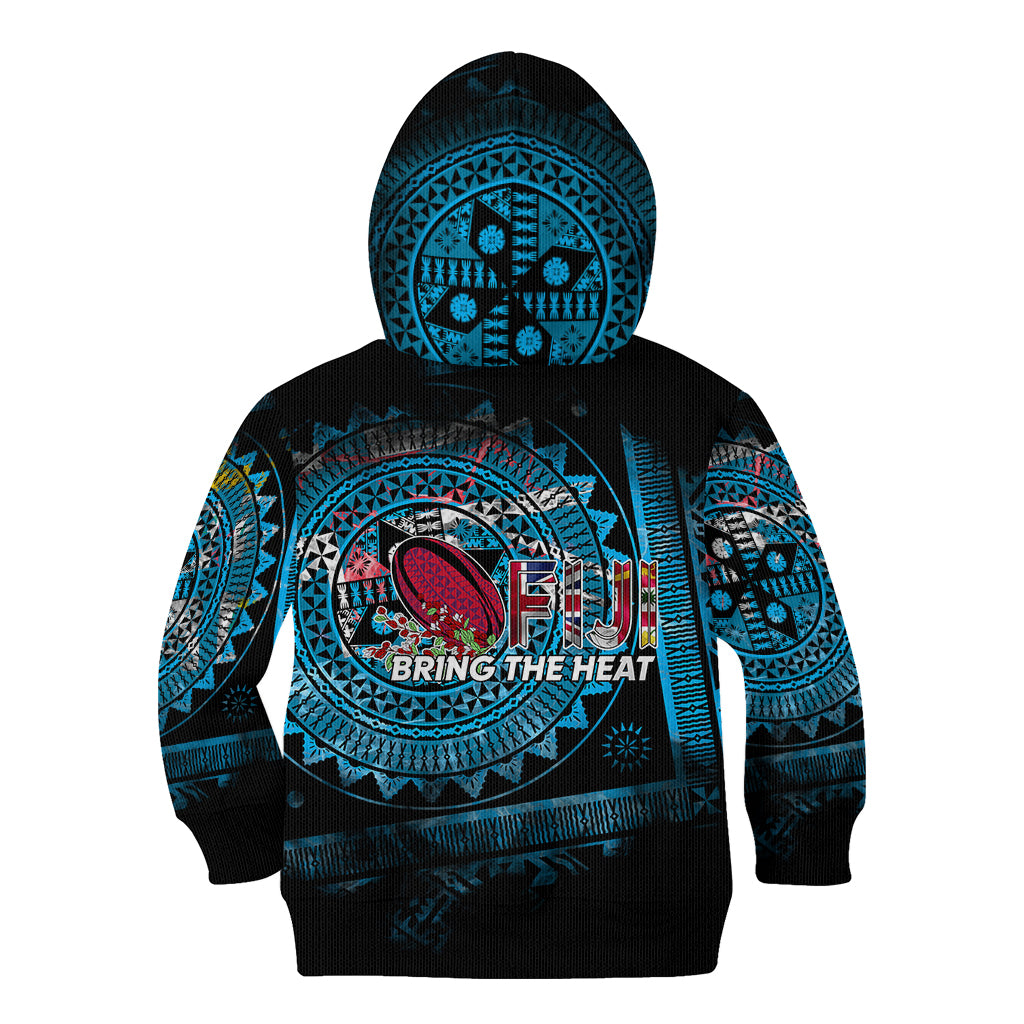Fiji Rugby Kid Hoodie Bring The Heat - Wonder Print Shop