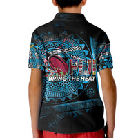 Fiji Rugby Kid Polo Shirt Bring The Heat - Wonder Print Shop