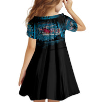 Fiji Rugby Kid Short Sleeve Dress Bring The Heat - Wonder Print Shop