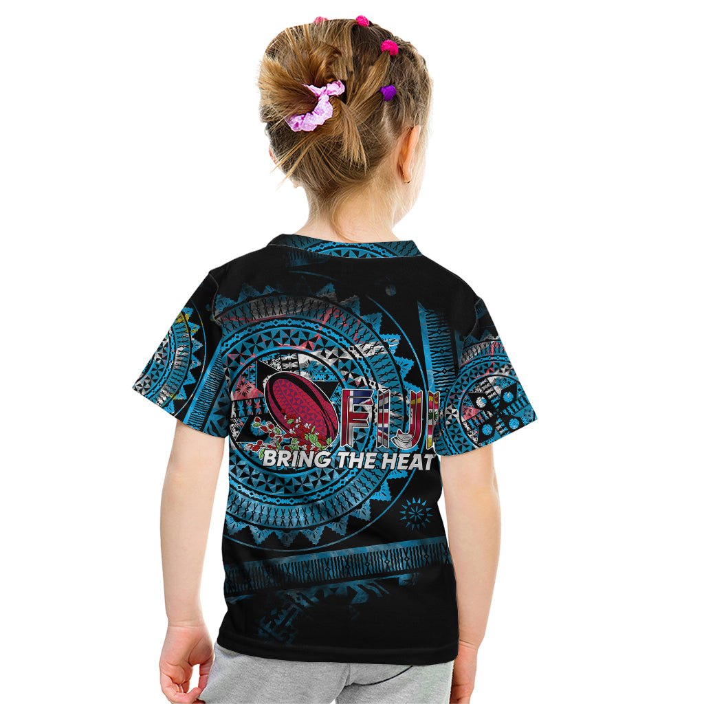 Fiji Rugby Kid T Shirt Bring The Heat - Wonder Print Shop