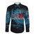 Fiji Rugby Long Sleeve Button Shirt Bring The Heat - Wonder Print Shop