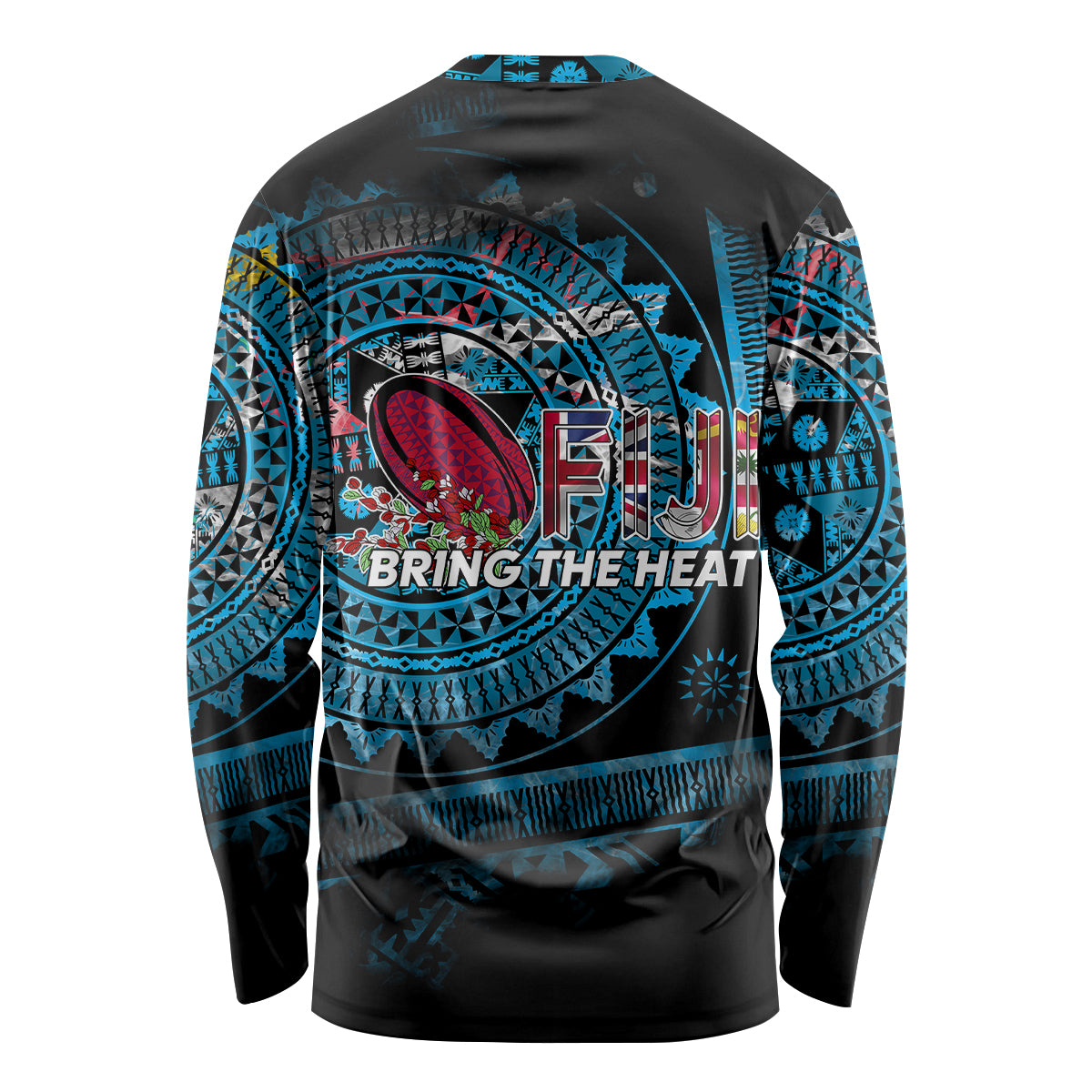 Fiji Rugby Long Sleeve Shirt Bring The Heat - Wonder Print Shop